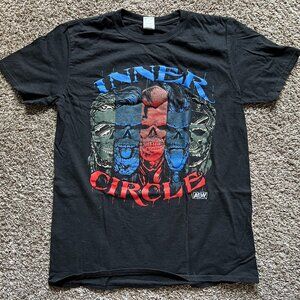 Men's AEW PWT All Elite Crate Exclusive Inner Circle "Skulls" T-Shirt - M